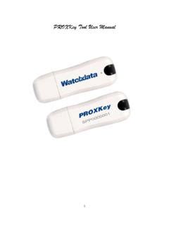 PROXKeyToolUserManual .
